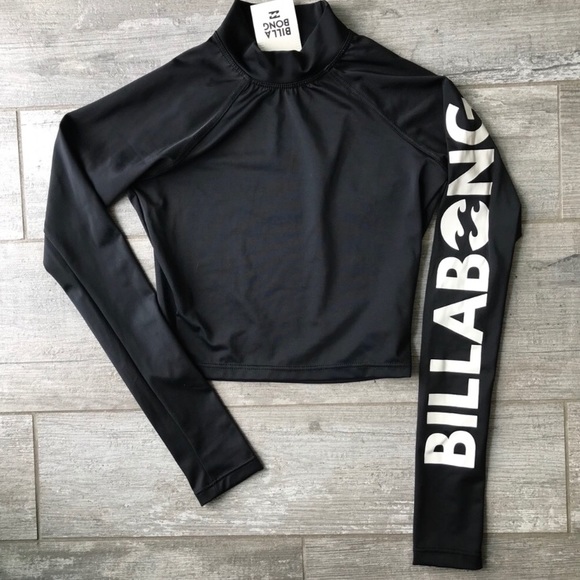 🔥🔥BILLABONG - CROPPED LS RASHGAURD TOP🔥🔥 - Picture 2 of 5